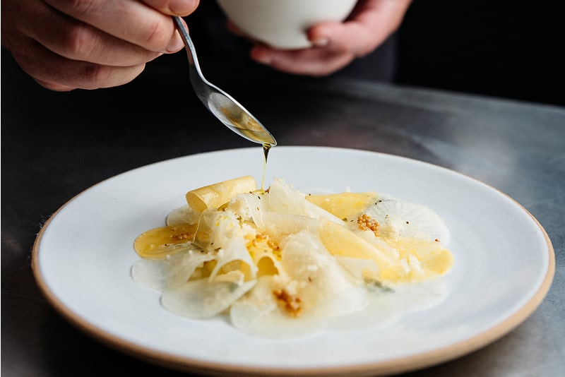 this image depicts food on a plate