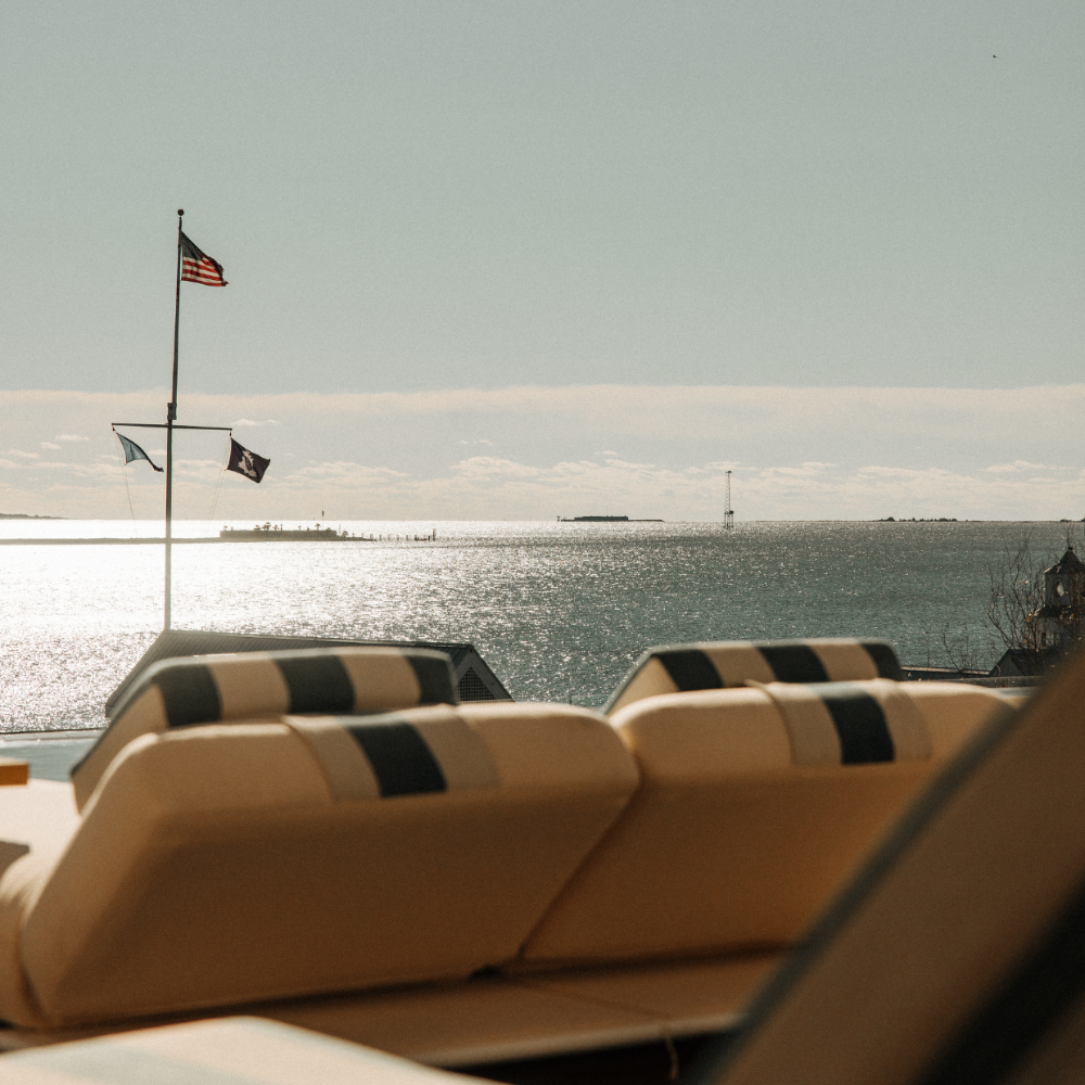 Image of pool deck at The Cooper